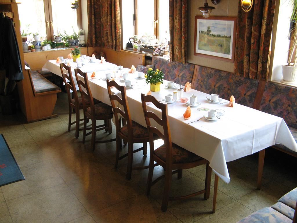 Restaurant - Pension Herrgottstal Creglingen Kültér fotó