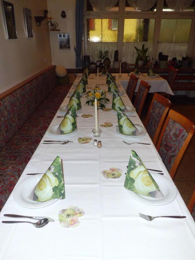 Restaurant - Pension Herrgottstal Creglingen Kültér fotó