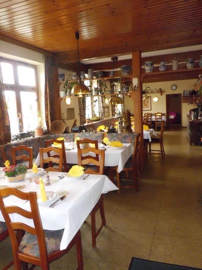 Restaurant - Pension Herrgottstal Creglingen Kültér fotó